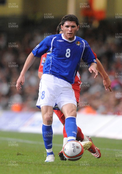 06.09.08 - World Cup 2010 Qualifying Wales v Azerbaijan Azerbaijan's Djavid Huseinov 
