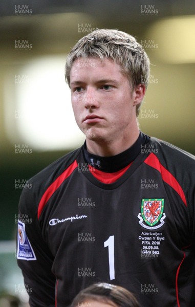 06.09.08... Wales v Azerbaijan, World Cup 2010 Qualifying Match, Cardiff  -  Wales' Wayne Hennessey 