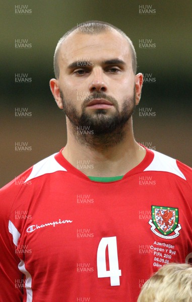 06.09.08... Wales v Azerbaijan, World Cup 2010 Qualifying Match, Cardiff  -  Wales' Carl Fletcher  