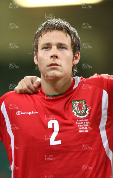 06.09.08... Wales v Azerbaijan, World Cup 2010 Qualifying Match, Cardiff  -  Wales' Chris Gunter  