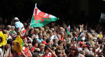 04.06.11 - Wales v Barbarians - DHL Challenge - Wales fans. 