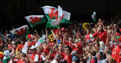 04.06.11 - Wales v Barbarians - DHL Challenge - Wales fans. 