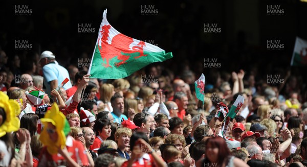 04.06.11 - Wales v Barbarians - DHL Challenge - Wales fans. 