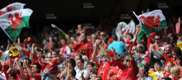 04.06.11 - Wales v Barbarians - DHL Challenge - Wales fans. 
