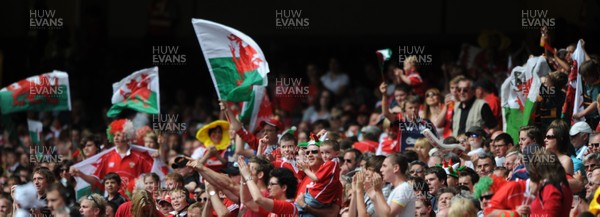 04.06.11 - Wales v Barbarians - DHL Challenge - Wales fans. 