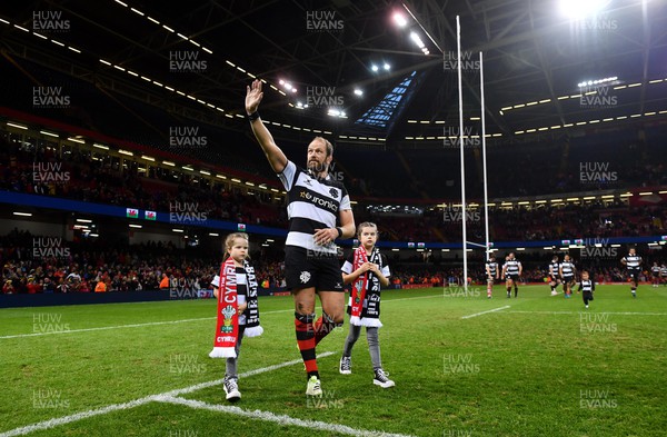 041123 - Wales v Barbarians - International Rugby - Alun Wyn Jones of Barbarians at the end of the game