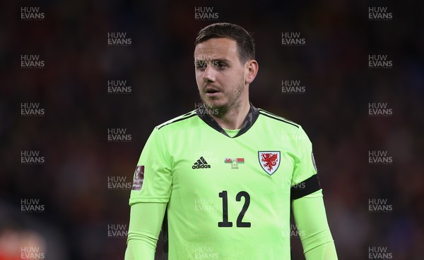 131121 - Wales v Belarus, 2022 World Cup Qualifying Match - Wales goalkeeper Daniel Ward