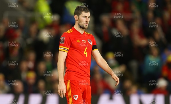 131121 - Wales v Belarus, 2022 World Cup Qualifying Match - Ben Davies of Wales