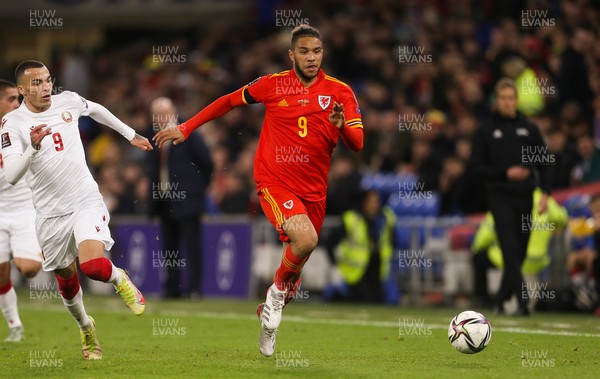 131121 - Wales v Belarus, 2022 World Cup Qualifying Match - Tyler Roberts of Wales