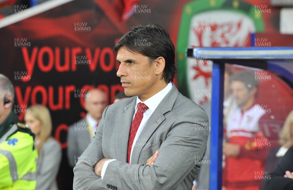070912 - Wales v Belgium - FIFA 2014 World Cup Qualifying Match -    Wales' manager Chris Coleman 