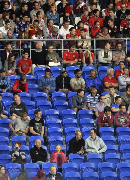 070912 - Wales v Belgium - FIFA 2014 World Cup Qualifying Match -    Empty seats at the Cardiff City stadium during the match 