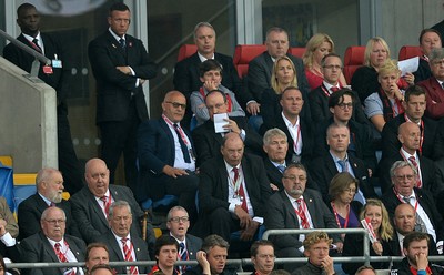 120615 - Wales v Belgium - UEFA European Championship 2016 Qualifier -Rafael Benitez looks on