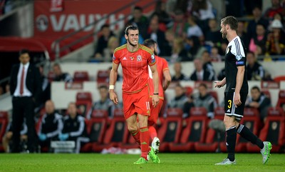 120615 - Wales v Belgium - UEFA European Championship 2016 Qualifier -Gareth Bale of Wales
