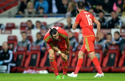 120615 - Wales v Belgium - UEFA European Championship 2016 Qualifier -Gareth Bale of Wales