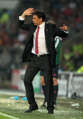 120615 - Wales v Belgium - UEFA European Qualifier - Wales manager Chris Coleman