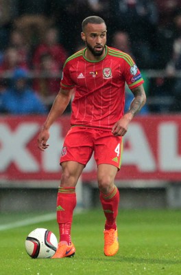 120615 - Wales v Belgium - UEFA European Qualifier - Ashley Richards of Wales