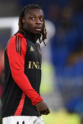 131025 - Wales v Belgium - 2026 FIFA World Cup Qualifying - Jeremy Doku of Belgium