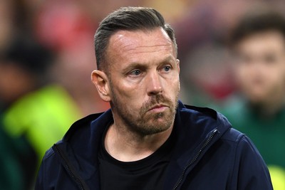 131025 - Wales v Belgium - 2026 FIFA World Cup Qualifying - Craig Bellamy, Wales Manager