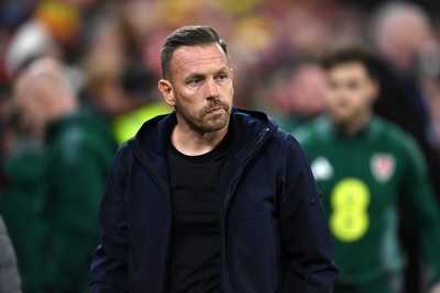 131025 - Wales v Belgium - 2026 FIFA World Cup Qualifying - Craig Bellamy, Wales Manager