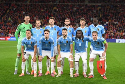131025 - Wales v Belgium - 2026 FIFA World Cup Qualifying - Belgium team photo