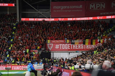 131025 - Wales v Belgium - 2026 FIFA World Cup Qualifying - Belgium fans