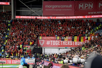 131025 - Wales v Belgium - 2026 FIFA World Cup Qualifying - Belgium fans