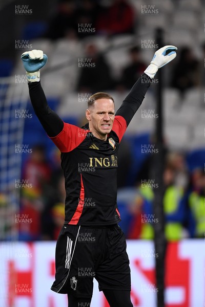 131025 - Wales v Belgium - 2026 FIFA World Cup Qualifying - Matz Sels of Belgium