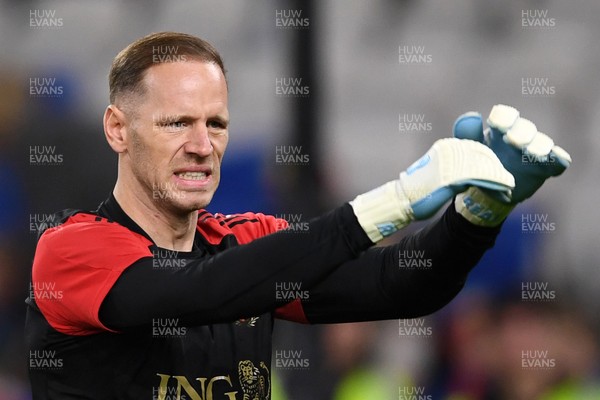 131025 - Wales v Belgium - 2026 FIFA World Cup Qualifying - Matz Sels of Belgium