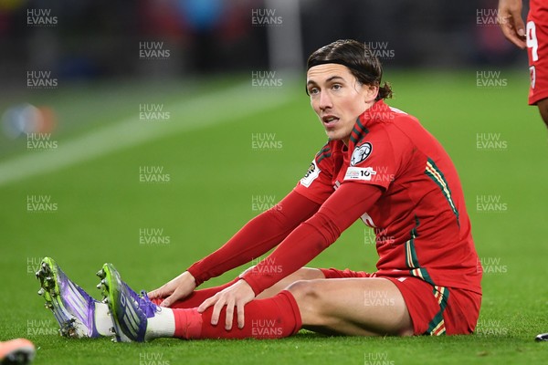 131025 - Wales v Belgium - 2026 FIFA World Cup Qualifying - Harry Wilson of Wales