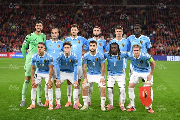 131025 - Wales v Belgium - 2026 FIFA World Cup Qualifying - Belgium team photo