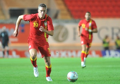 150812 - Wales v Bosnia Herzegovina, Vauxhall International Friendly -  Steve Morison of Wales  