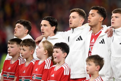 260326 - Wales v Bosnia-Herzegovina - 2026 FIFA World Cup Qualifying - Play-off Semi-final - Wales anthem