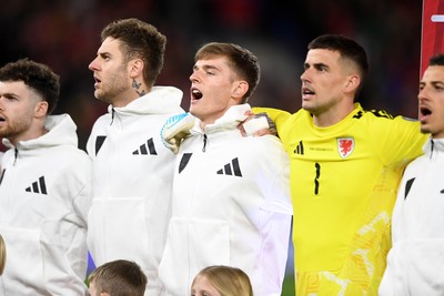 260326 - Wales v Bosnia-Herzegovina - 2026 FIFA World Cup Qualifying - Play-off Semi-final - Wales anthem