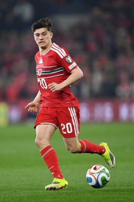 260326 - Wales v Bosnia-Herzegovina - 2026 FIFA World Cup Qualifying - Play-off Semi-final - Daniel James of Wales