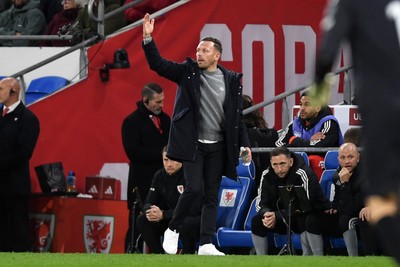 260326 - Wales v Bosnia-Herzegovina - 2026 FIFA World Cup Qualifying - Play-off Semi-final - Craig Bellamy, Wales Manager