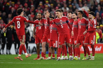 260326 - Wales v Bosnia-Herzegovina - 2026 FIFA World Cup Qualifying - Play-off Semi-final - Harry Wilson of Wales scores his penalty
