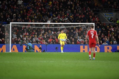 260326 - Wales v Bosnia-Herzegovina - 2026 FIFA World Cup Qualifying - Play-off Semi-final - Karl Darlow of Wales