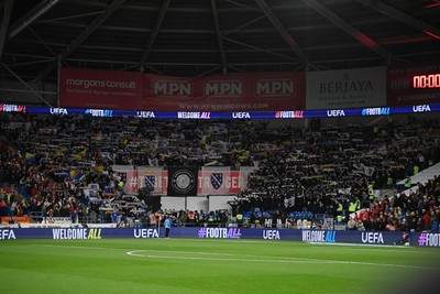260326 - Wales v Bosnia-Herzegovina - 2026 FIFA World Cup Qualifying - Play-off Semi-final - Bosnia Fans