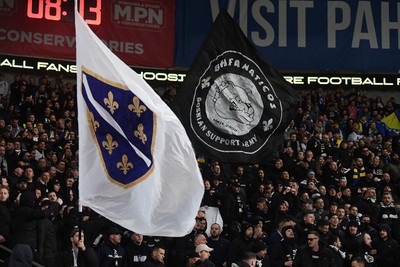 260326 - Wales v Bosnia-Herzegovina - 2026 FIFA World Cup Qualifying - Play-off Semi-final - Bosnia Fans
