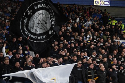 260326 - Wales v Bosnia-Herzegovina - 2026 FIFA World Cup Qualifying - Play-off Semi-final - Bosnia Fans
