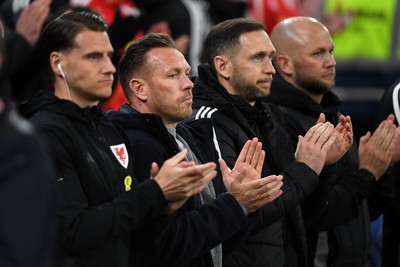 260326 - Wales v Bosnia-Herzegovina - 2026 FIFA World Cup Qualifying - Play-off Semi-final - Craig Bellamy, Wales Manager