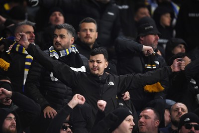 260326 - Wales v Bosnia-Herzegovina - 2026 FIFA World Cup Qualifying - Play-off Semi-final - Bosnia fans