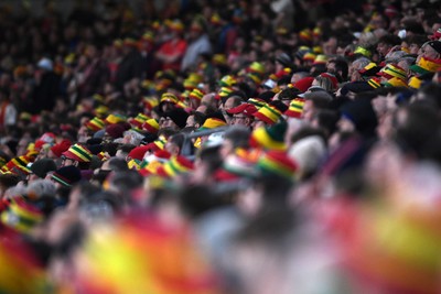 260326 - Wales v Bosnia-Herzegovina - 2026 FIFA World Cup Qualifying - Play-off Semi-final - Wales fans