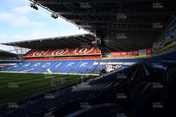 260326 - Wales v Bosnia-Herzegovina - 2026 FIFA World Cup Qualifying - Play-off Semi-final - A general view of the Cardiff City Stadium ahead of kick-off