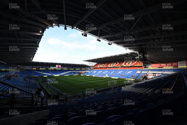 260326 - Wales v Bosnia-Herzegovina - 2026 FIFA World Cup Qualifying - Play-off Semi-final - A general view of the Cardiff City Stadium ahead of kick-off