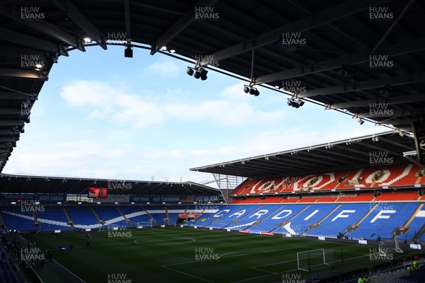 260326 - Wales v Bosnia-Herzegovina - 2026 FIFA World Cup Qualifying - Play-off Semi-final - A general view of the Cardiff City Stadium ahead of kick-off