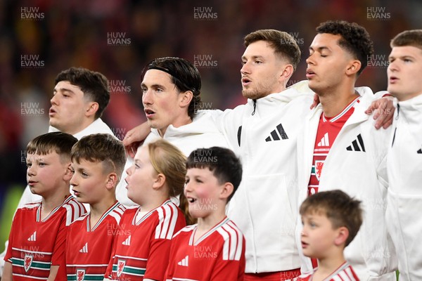 260326 - Wales v Bosnia-Herzegovina - 2026 FIFA World Cup Qualifying - Play-off Semi-final - Wales anthem