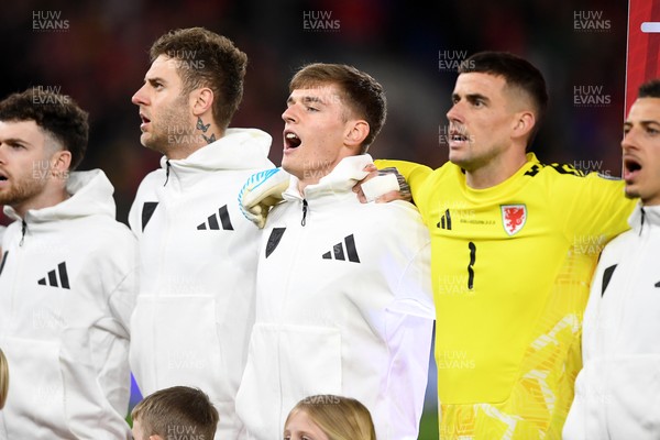 260326 - Wales v Bosnia-Herzegovina - 2026 FIFA World Cup Qualifying - Play-off Semi-final - Wales anthem