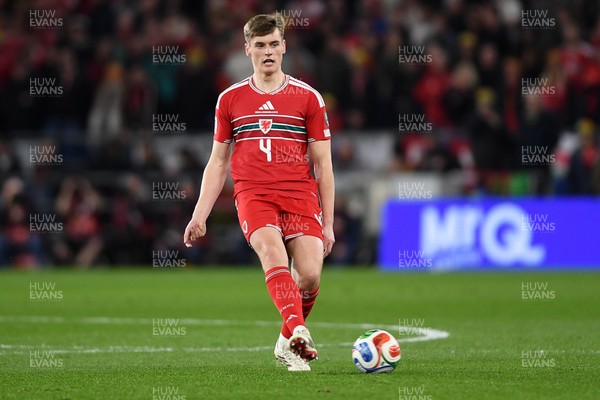 260326 - Wales v Bosnia-Herzegovina - 2026 FIFA World Cup Qualifying - Play-off Semi-final - Dylan Lawlor of Wales