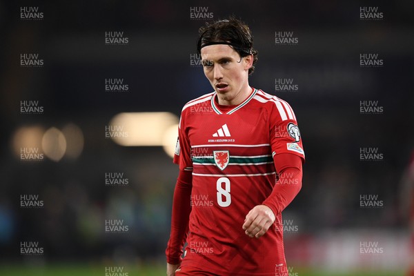 260326 - Wales v Bosnia-Herzegovina - 2026 FIFA World Cup Qualifying - Play-off Semi-final - Harry Wilson of Wales